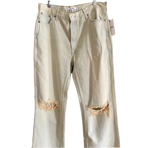 RE/DONE 90’s high rise distressed jeans NEW